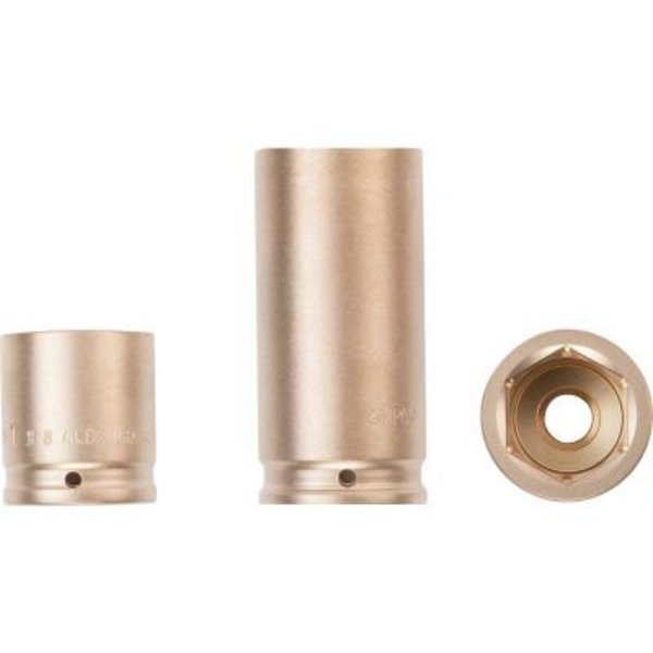 Ampco Safety Tools AMPCO® I-1/2D15/16 Non-Sparking Impact Socket Impact, 1/2" Drive, 15/16" I-1/2D15/16